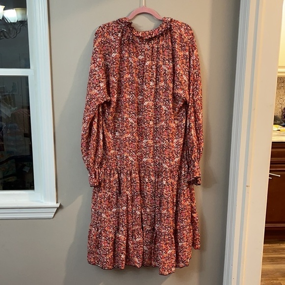 NWT OPT Long Sleeve Millions Boho Prairie Dress - Picture 7 of 8